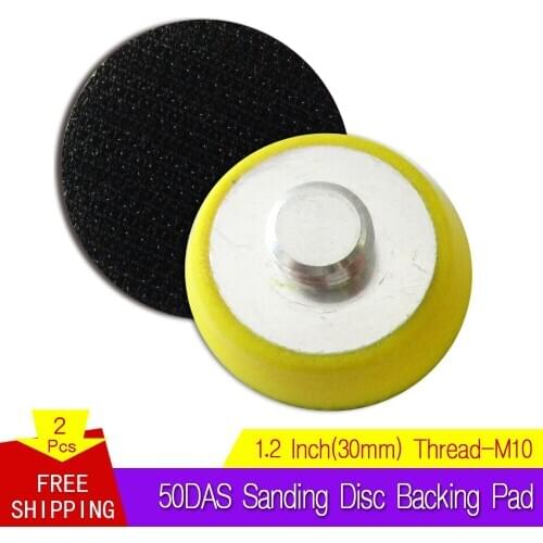 1.2 Inch 50DAS Sanding Disc Backing Pad 10*5.5mm Thread Grinding Pad Power Tool Accessories