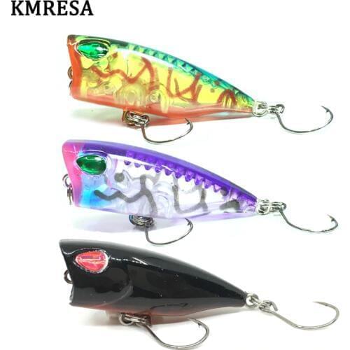 1pcs 4cm 3g mini Popper hard bait minnow fishing lure Crankbait Wobbler Tackle Isca poper Floating Top Water pike lures