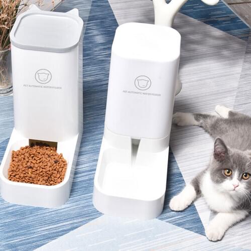 3.8L Pets Automatic Feeder Bowl for Dogs Cats Drinking Water Bowls Kitten Puppy Food Feeding Container Pet Feeders Supplies