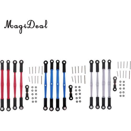 5pcs Aluminum Alloy Turnbuckles Steering Rod Servo Pull Rod Rear Suspension Lever for 1/8 Arrma Kraton 6S RC Car Parts