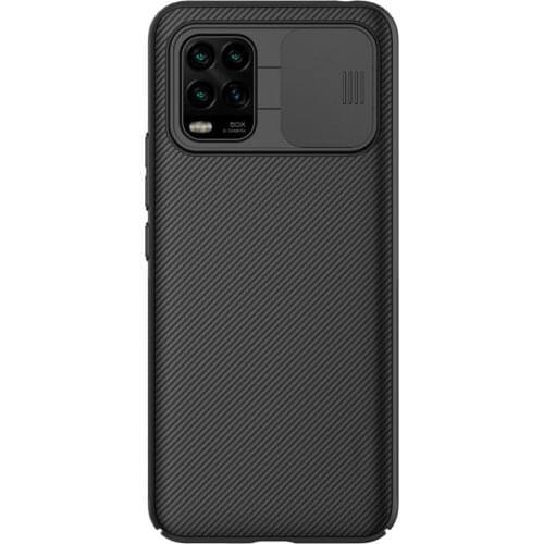 Phone Case for Mi 10 Smartphone Shockproof Protective Shell with Camera Slide Cover