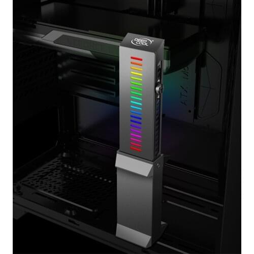 DEEPCOOL graphics card bracket ARGB lighting synchronization Symphony load-bearing bracket bracket adjustable height