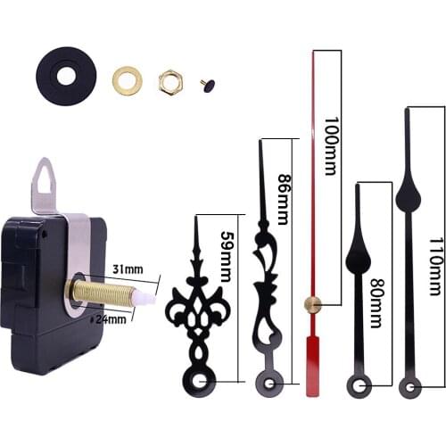 Long axis of the cross-border DIY clock movement + 2 sets of metal clock needle quartz clock movement cross-stitch movement