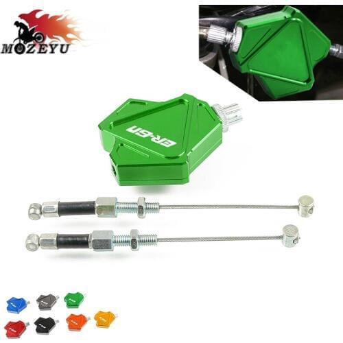 For Kawasaki ER6N ER-6N 2006-2017 2016 2015 2007 2008 Motorcycle CNC Aluminum Motor Stunt Clutch Lever Easy Pull Cable System