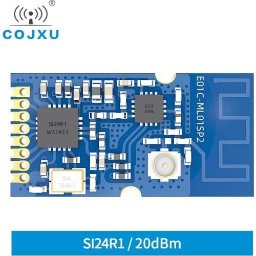 E01C-ML01SP2 Si24R1 2.4Ghz 100mW 20dBm 1.8km range RF Module Transceiver for replacement of nRF24L01