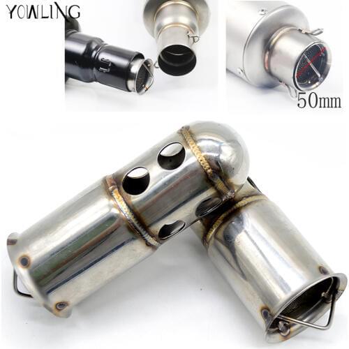 51mm Front End DB Killer Motorcycle Exhaust Muffler DB killer FOR suzuki GSXR600 GSXR750 GSXR1000 SFV650 GSX650F TL1000S GSX1400
