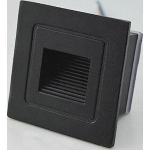 IP68 Waterproof outdoor 3W LED footlights rectangle embedded stair steps step lamp corridor corridor LED wall lamp 10pcs/lot