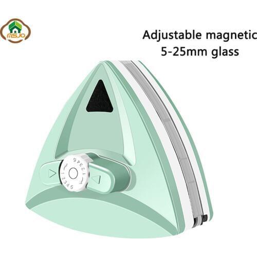 MSJO Magnetic Brush For Windows Magnet Clean Adjustable Magnetic Glass For Windows Wash Magnet Window Cleaner Magnetic Glasses