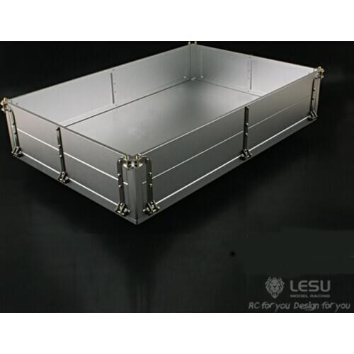 LESU Metal 280MM Truck Bucket Cargo Hopper for 1/14 TAMIYA RC Tractor Trailer Scania MAN HINO700