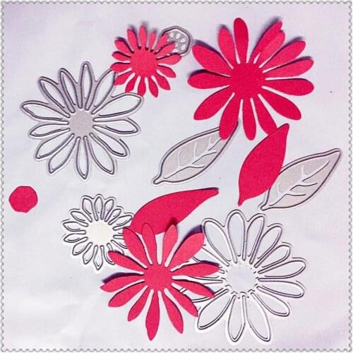 PANFELOU Metal craft The flower leaves series paper die cutting dies for Scrapbooking/DIY Easter wedding cards
