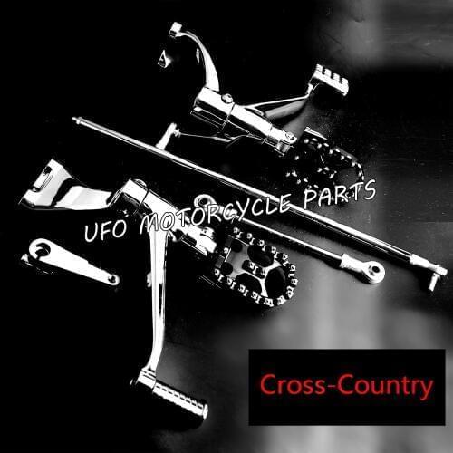 Forward Controls Cross-Country FootPegs Levers Linkages Fit For Harley 883 04-13