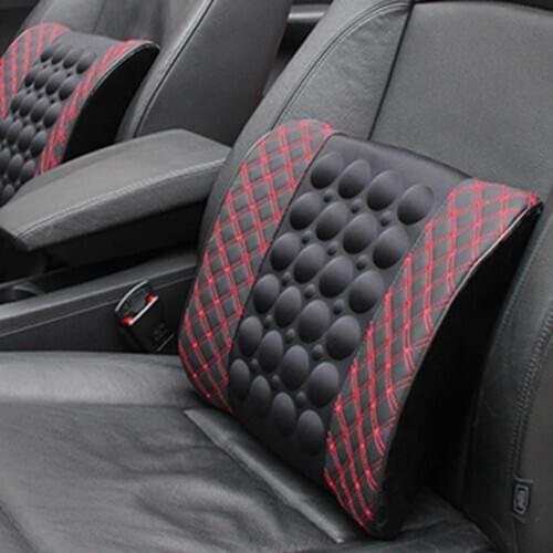 Adjustable Electric Massage Car Seat Soft Waist Lumbar Support Cushion Car Accessories Interior