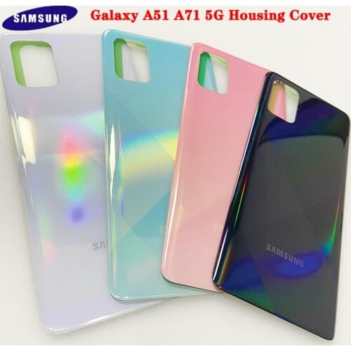 Samsung A51 A71 5G Battery Back Cover Original Rear Door Housing Replacement Repair Parts Case For Galaxy A51 5G A515 A71 5GA715