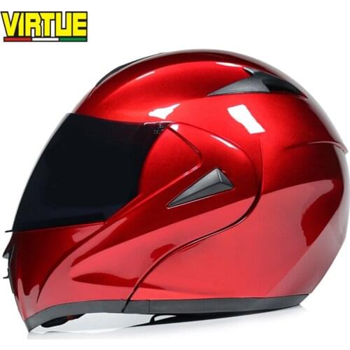 Best Sales Safe Flip Up Motorcycle Helmet With Inner Sun Visor Everybody Affordable Double Lens DOT