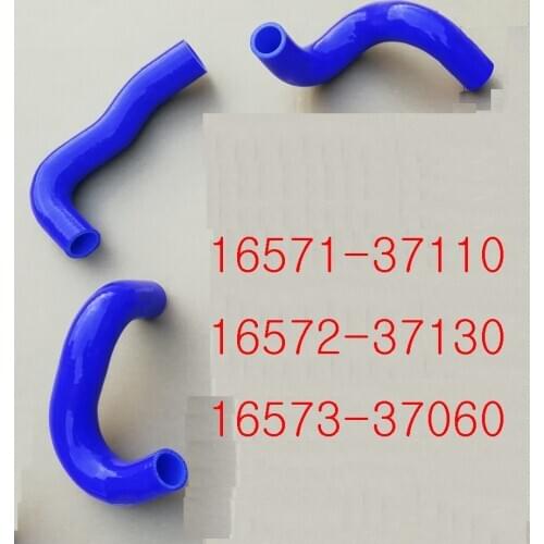 Silicone Radiator Coolant Hose 16571-37110 16572-37130 16573-37060 For Toyota Wish ZGR20R ENGINE 2ZRFAE