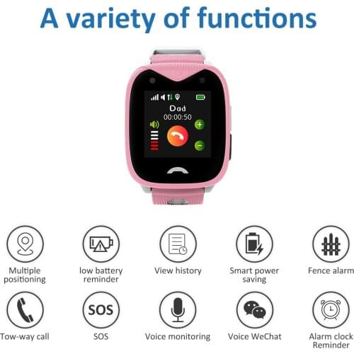 D8 Smart Waterproof Watch GPS WIFI LBS SmartWatches Baby Watch SOS Call Location Children Smartwatch for Kids