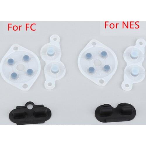 1 Set Conductive Rubber Silicone Buttons Replacement Parts For NES FC