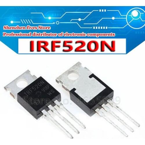 10pcs/lot New IRF520 IRF520N IRF520NPBF Transistor TO220