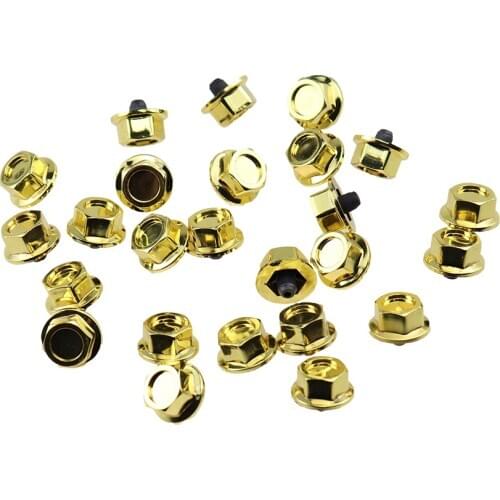 100 pcs/set 6.6mm Universal Plastic Car Wheel Nuts Rims Cap Lip Screw Decoration Nail Studs Bolts Tire Rivets Chrome Silver Gold