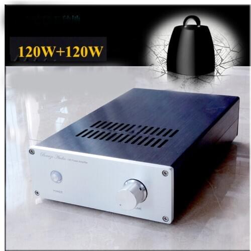 220V 120WX2 Home Audio HIFI Amplifier A3 Full Symmetrical Double Differential FET Tube Amplifier IRFP240 IRFP9240 Output
