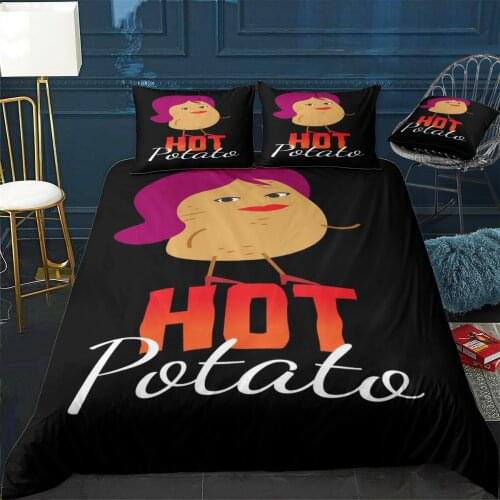 Hot Potato Farmer Duvet Cover Comfortable Quilt Home Decora Design Universal Bedding Set Bedclothes+Pillowcase 3pcs