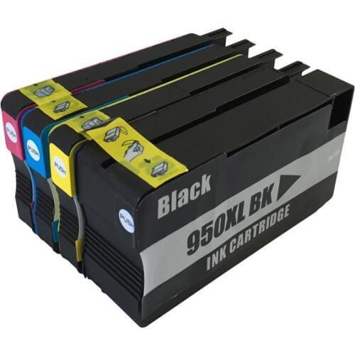 4 Ink Cartridges for HP 950 951 XL Officejet Pro 8100 8600 8630 8640 8610 8620 8680 8615 8625 8660 Printer with chip for HP950XL