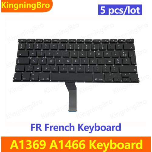 Brand New AZERTY FR French France Keyboard with Backlight For Macbook Air 13" A1369 A1466 2011-2017 Years