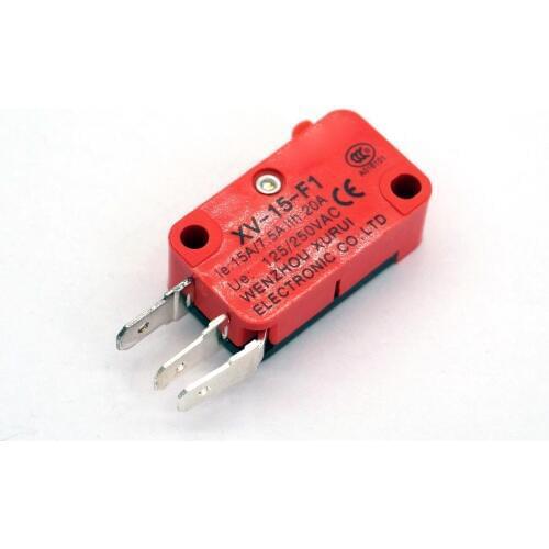 5)XV-15-F1 15A 125VAC NO+NC Micro Switch Side Terminal Type IP40 Protection