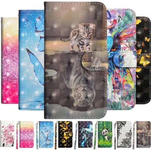 Phone Case For Xiaomi redmi NOTE 7S /note 7 Pro Flip Book PU Leather 3D Painted Wallet smart cover For redmi K20/ K20 PRO case