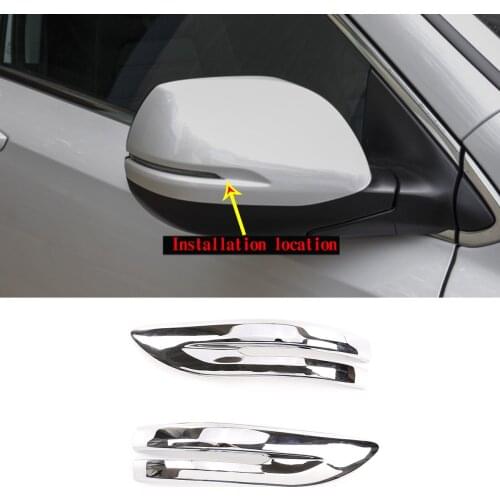 For 2017-2019 Honda CR-V front fog lamp trim strip/rearview mirror scratch-resistant trim strip ABS bright auto parts