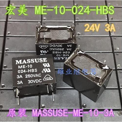 HOT NEW relay ME-10 024-HBS ME-10-024-HBS 3A 250VAC 4PIN