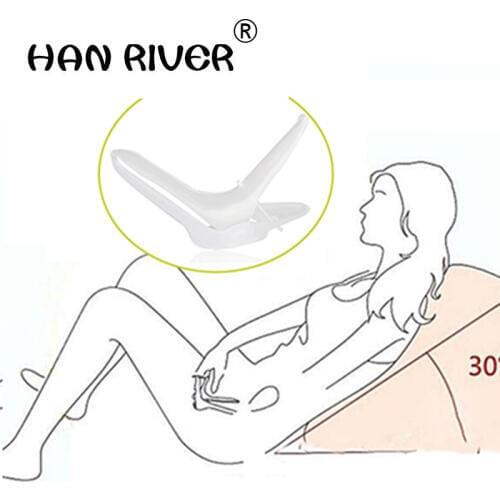 HANRIVER 4pieces of the disposable use asepsis dilator voyeuristic speculum cervical examination of department of gynaecology