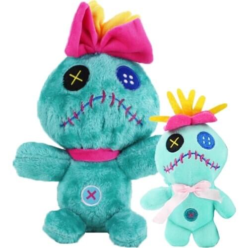 13-30cm Disney Lilo and Stitch Plush Toys Cute Scrump Stuffed Animals Soft Dolls Gift for Kids