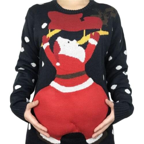 Tacky Knitted Big Butt Ugly Christmas Sweater for Men Funny Mens Holiday Season Pullover Jumper Ugly Christmas Party Sweater