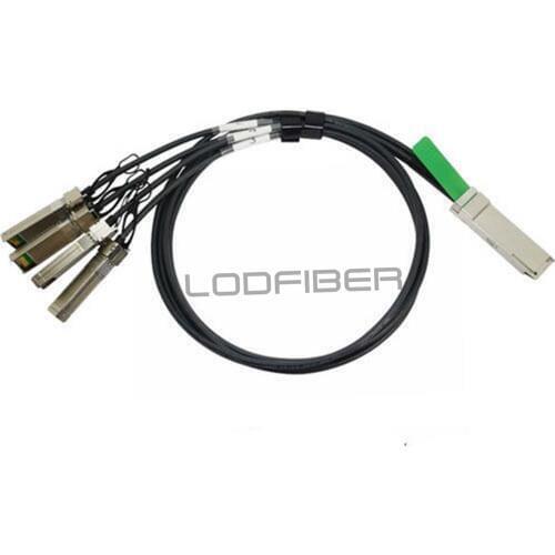LODFIBER 5m (16ft) 10GB-4-C05-QSFP E-x-t-r-e-m-e Networks Compatible 40G QSFP+ to 4x10G SFP+ Passive DAC Breakout Cable