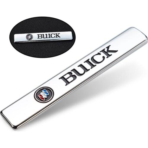 3D Metal VIP Sport Car Side Fender Rear Trunk Emblem Badge Stickers For Buick Regal Hideo Encore Lacrosse GL8 Excelle XT Verano