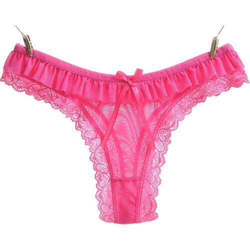 Lovely and Sexy!!!Women Sexy Lingerie hot sexy panties transparent lace underwear underpants g-string thongs briefs for women