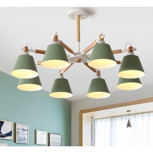 Nordic LED Wall Lamp For Bedroom Reading Wall Sconce Bedside Luminaira Modern Wooden E27 Wall Mounted Lighting Fixtures