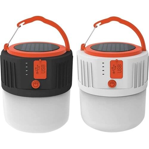 New Camping Lights Charging USB Solar LED Lantern Emergency Lights for Power Outages Hiking Fishing Camping Tent Hunting