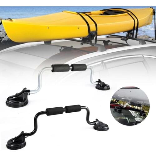 New Kayak Boat Load Assist With Suction Cup Roller Bracket Kayak Transport Holder Bracket Car Roof Loader For Kayaks Canoes