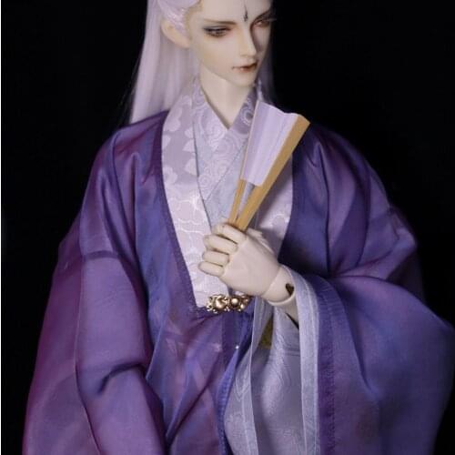 Bjd Doll Clothes 1/4 1/3 62cm 68cm 73cm Tall Doll Outer Cloak Dress Robe Gown Chinese Korean Ancient Costume Doll Accessories