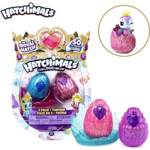 Genuine S6 Hatchimals Colleggtibles 2 Pack and Throne The Royal Hatch Hatching Eggs Hatch Bright Blind Box Children Creative Toy