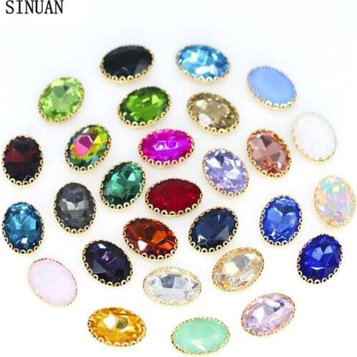 Oval Rhinestone Bags Rhinestones Clawback Glass Decorative Stones Wedding Decoration Diy Sewing Crafts Accessories For Clothes