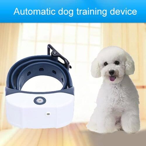Rechargeable Adjustable Dog Trainings Stop Barking Device Dog Collar Anti Bark Train Dog Supplies with USB Cable
