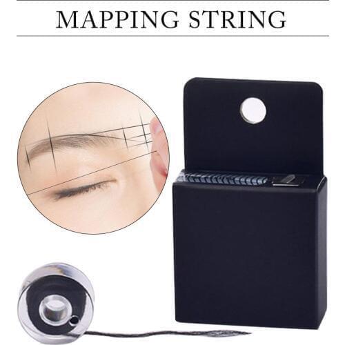 10M Pre-Inked Brow Mapping Strings Pigment String For Microblading Eyebow Mapping Thread For Eyebrow Semi Permanent Makeup Tools