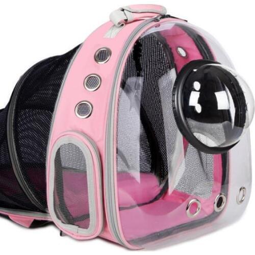 Transparent Pet Hiking Traveling Backpack Expandable Bubble Cat Carrier Backpack Space Capsule Pet Carrier