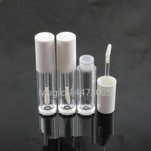 5ml 20/30/50pcs Empty Portable Lip Gloss Tube Container Transparent Lip Balm Tubes Containers Refillable Bottles High Quality