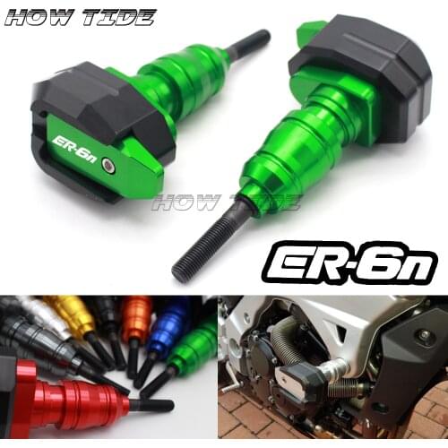 Frame Sliders Crash Protector For KAWASAKI ER6N ER-6N ER 6N ER6 N 2009-2017 Motorcycle Bobbins Falling Protection