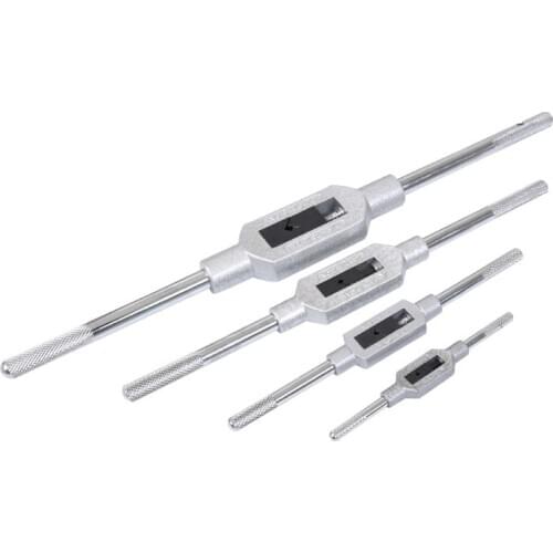Adjustable T-Handle Ratchet Wrench Handle Tap And Die Set Thread Tap Drill Bits Set machos de roscar metrica para acero