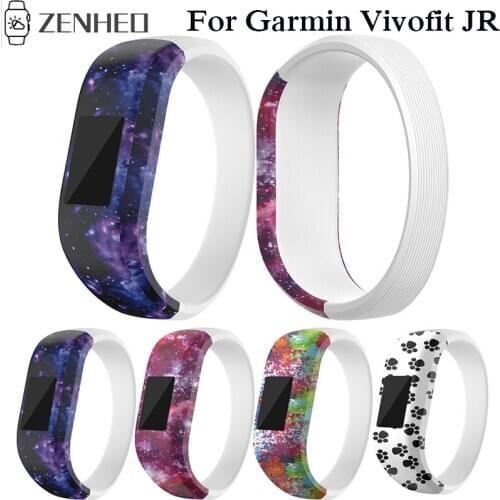 Colorful Wrist Band Silicone Strap For Garmin Vivofit JR Smart Watches Activity Tracker Replacement Watchband